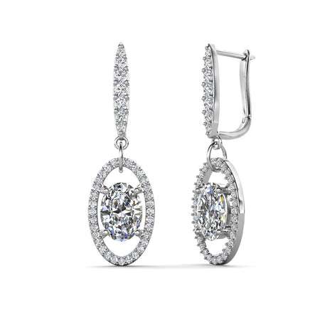 Moissanite Diamond La Aimer Earrings - Kiira